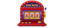 Big Win Slot Machine Showing Three Sevens